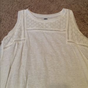 Old Navy Shirts & Tops - White old navy tank top Old Navy Shirts & Tops - White old navy tank top